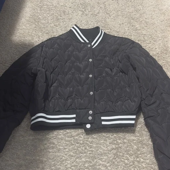 Black Quilted Women's Jacket - Picture 2 of 2